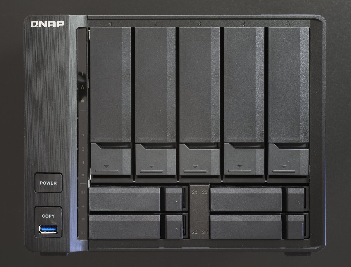 A QNAP TVS-951X NAS unit